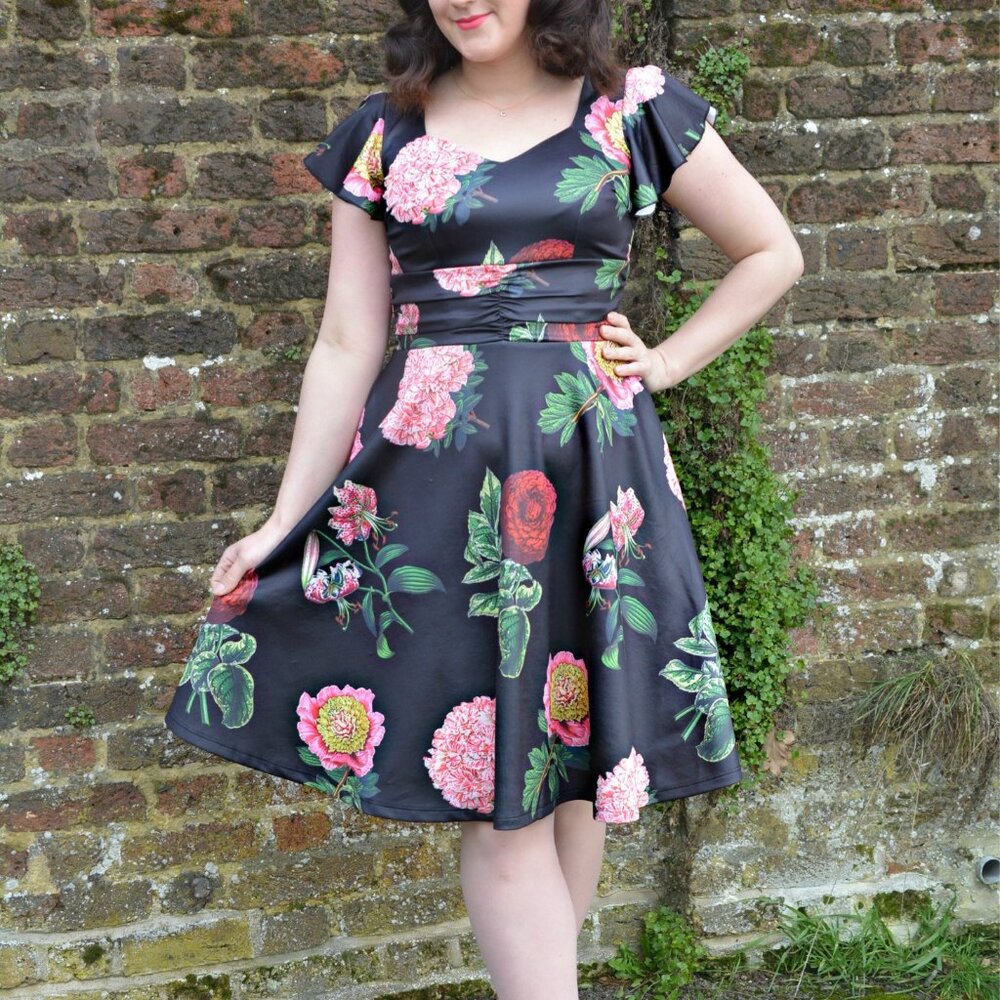 Voodoo Vixen Mabel Dress Retro Rockabilly BNWT XL
